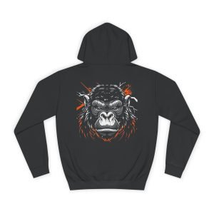 Hanorac Unisex College cu Design Gorilla - Hanorac Stilat și Confortabil pentru Ținute Casual