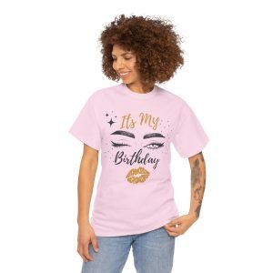 Tricou Unisex Heavy Cotton „Birthday Queen” – Sărbătorește-ți Ziua Specială