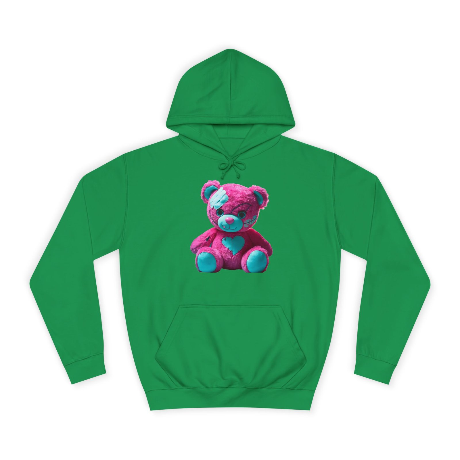 Hanorac Unisex College cu Design „Vintage Teddy Bear” - Image 9