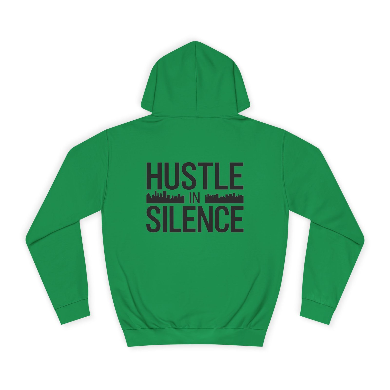 Hanorac Unisex College – „Hustle in Silence” – Confortabil și Stilat pentru Studenți - Image 14