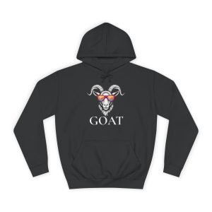 Funny Goat Hoodie – Unisex College Sweatshirt pentru Iubitorii de Animale