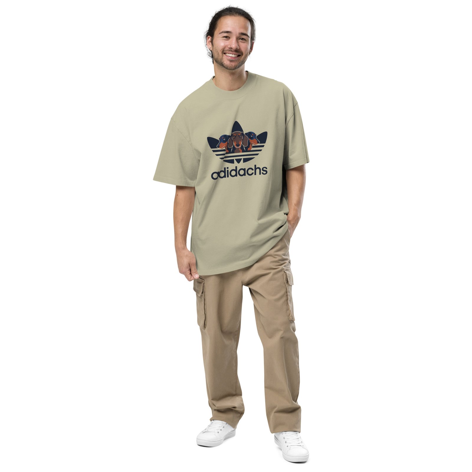 Adidachs Oversized faded t-shirt - Image 5