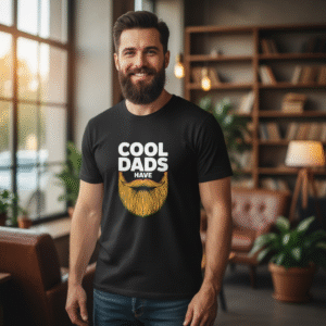 Tricou Unisex Softstyle "Cool Dads Have Beards"