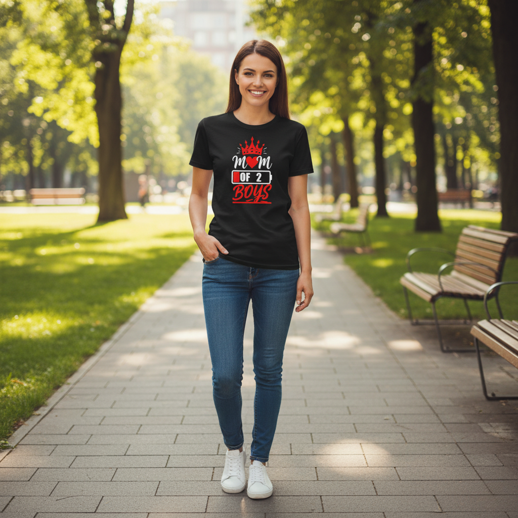Tricou "Mamă de 2 Băieți" – Tricou pentru o Mama Mândră - Image 19